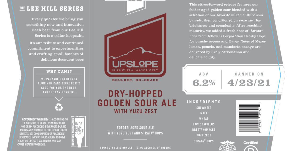 Upslope and Crosby: Kindred Spirits Collaborate on a Strata® Sour